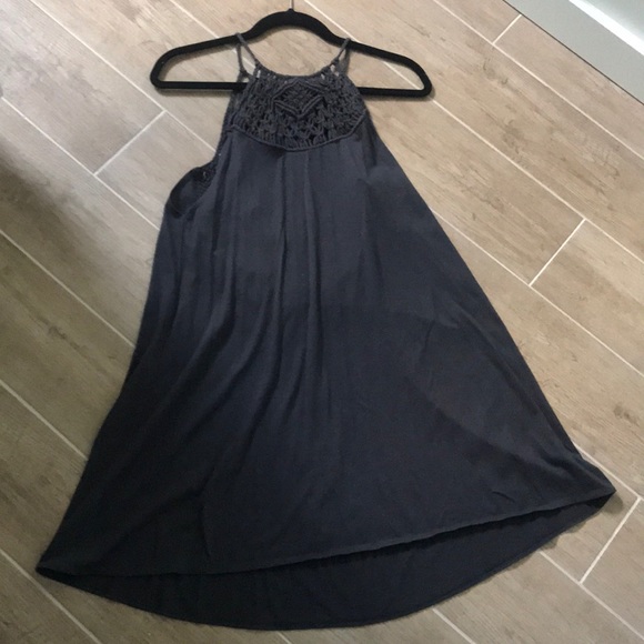 Billabong Grey Sundress with Crochet Detail - Picture 4 of 4